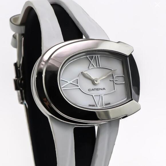 Catena Swiss 37mm Ronda Quartz Watch Stainless Steel 5ATM